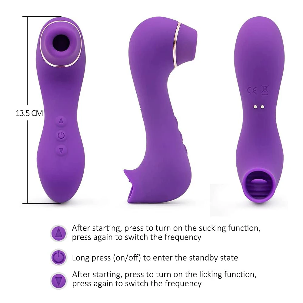 

10 Tongue licking Sucking modes Clitoral Vibrators Sexual Pleasure Stimulator Toy for Women Sex Nipple Pumps waterproof massager