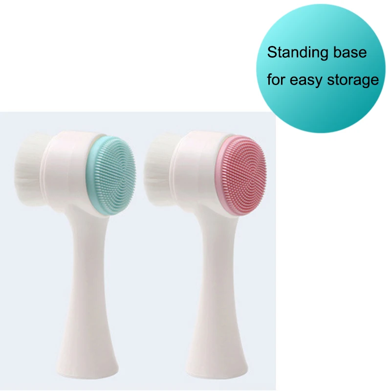 Двухсторонний силиконовый мягкий инструмент для ухода за кожей TK ing|Устройства