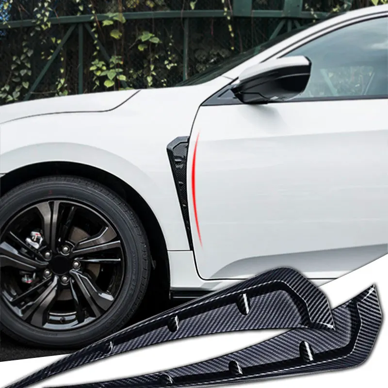 

Car Side Fender Vent Cover Fender Decoration Side Wing Air Vent Hood Intake Fender Cover Trim Car Styling Fits for Honda Civic