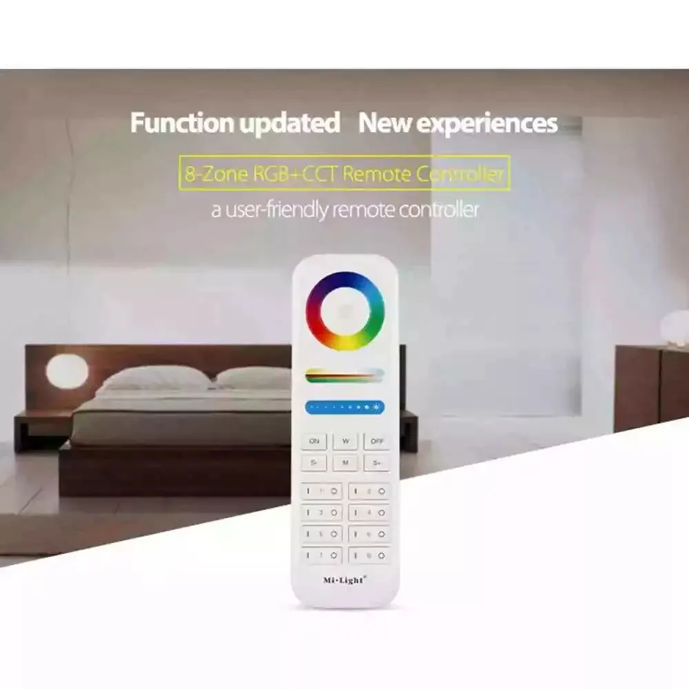 Miboxer(milight) светодиодный FUT089 2 4G Беспроводной 8 зона RGB + CCT пульт дистанционного