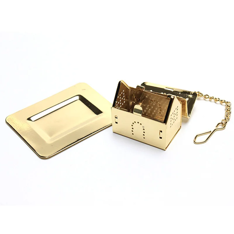 Чайный инфузер в форме домика фильтр из нержавеющей стали для чайного пакета