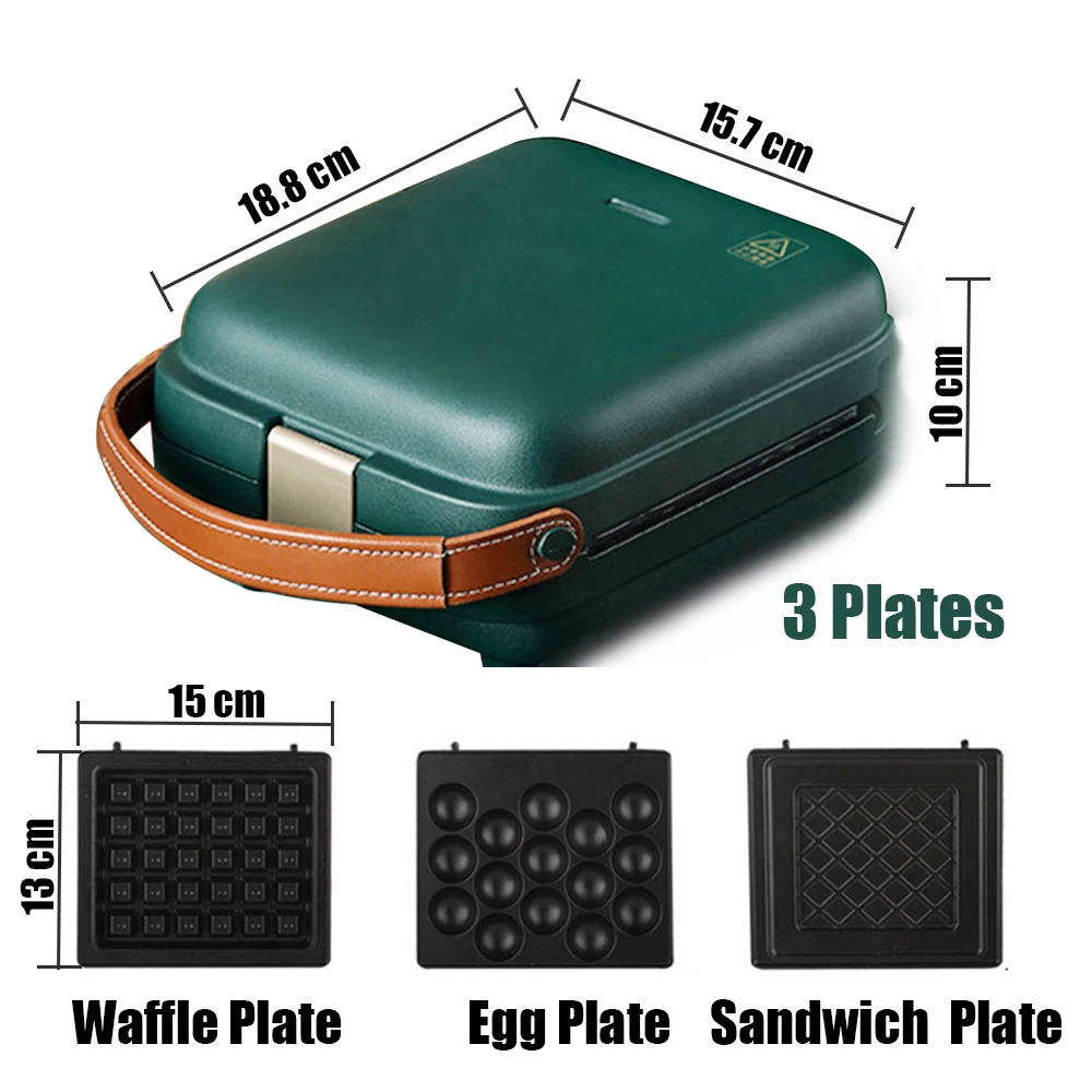 

Sandwich Maker Electric Waffle Maker Machine Breakfast Donut Machine