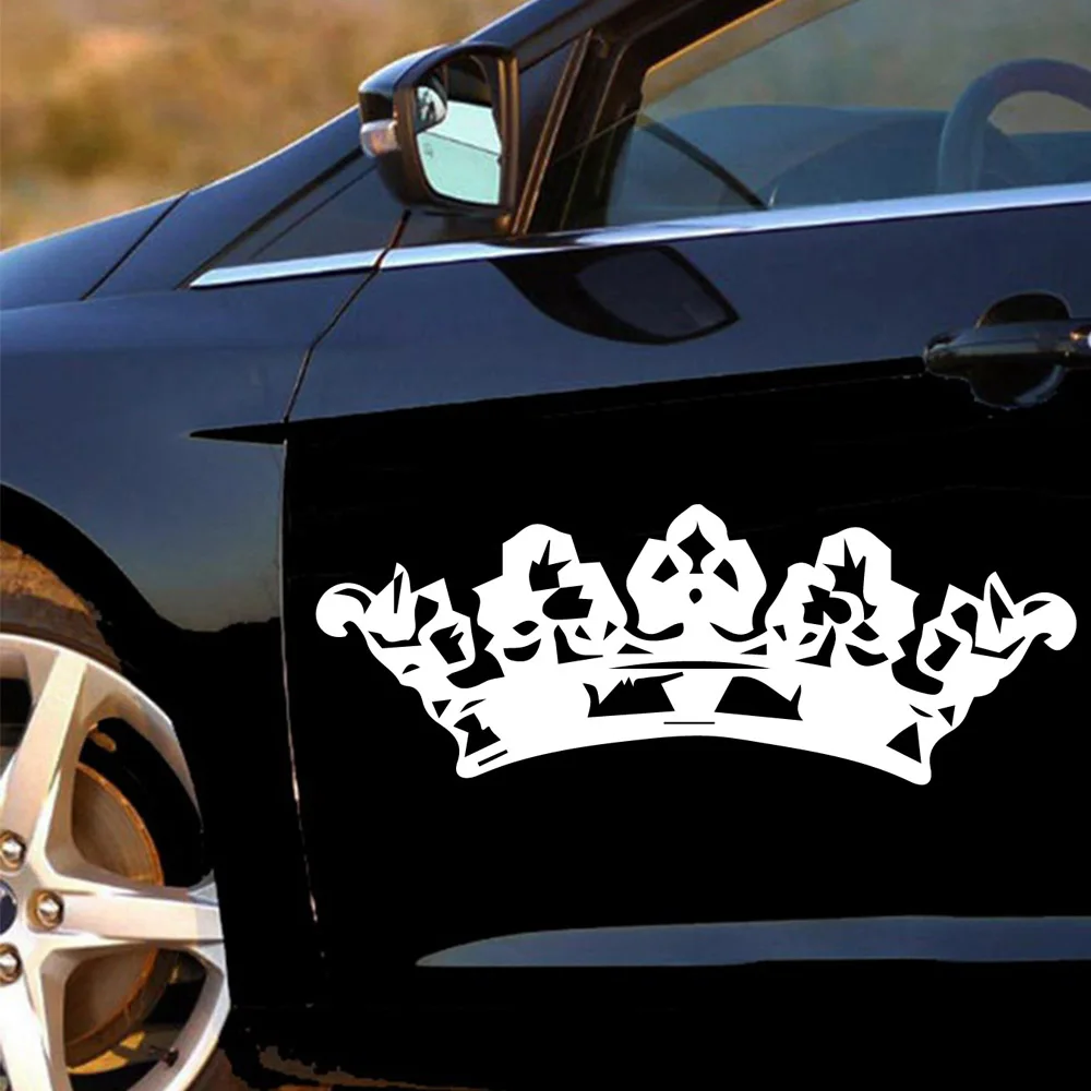 

Funny Crown Car Decal Fun Personality Car Sticker Decal Car Styling