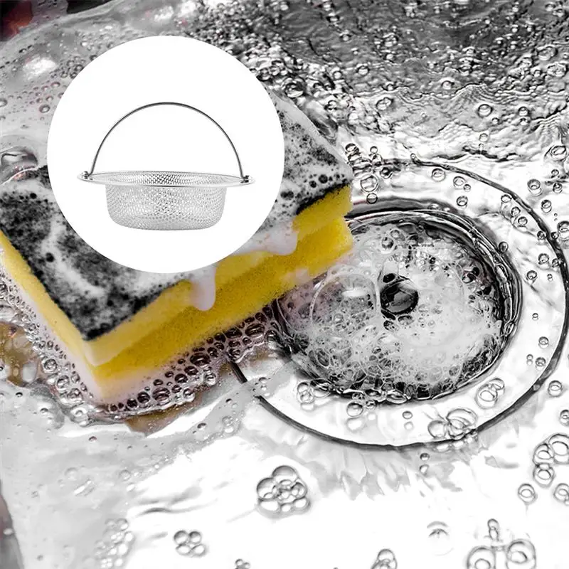 

1pc Sink Strainer Basket Stainless Sink Stopper Kitchen Sink Drain Strainer