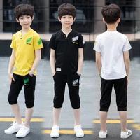 kids clothing set baby boy fashion printed short sleeve shorts two piece suit summer clothes childrens casual t shirt and pants