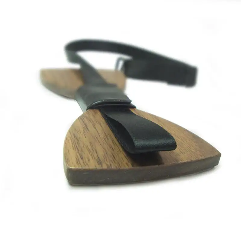 Новинка Мужской деревянный галстук бабочка для девочек деревянные галстуки