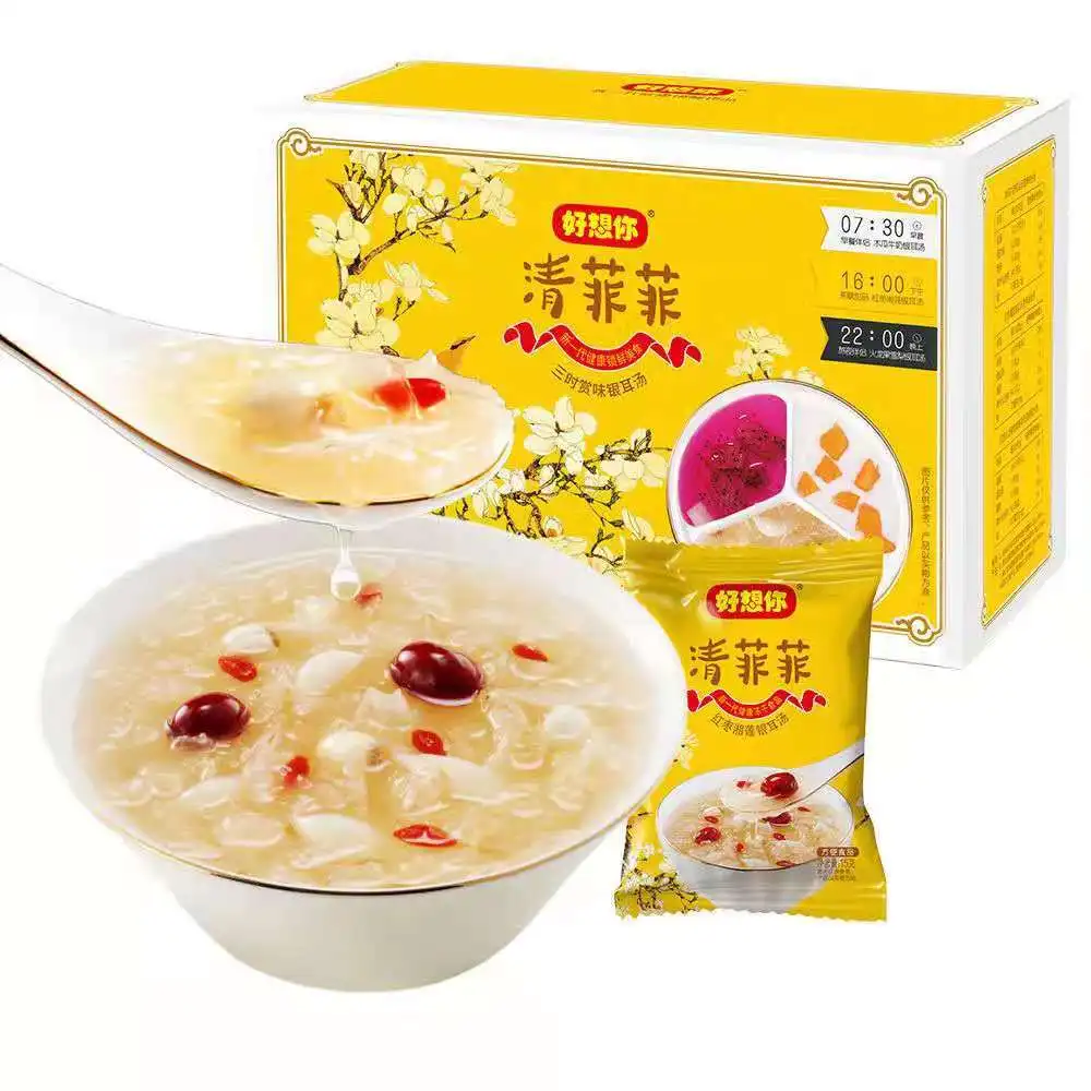 

Freeze-dried red dates, lotus seeds and white fungus soup for instant brewing women kids casual snacks 15gx7bags