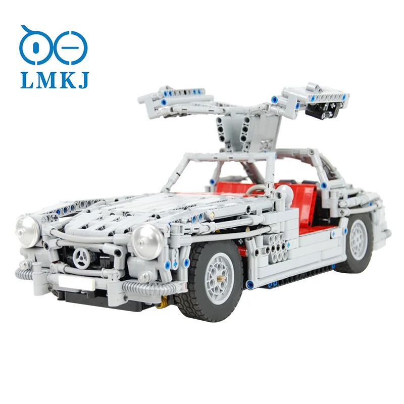 

Sports Car Series 300SL Roadster-B-Model Technical Racing Building Block Simulation Super Sports RC Car Bricks Kids Toys Gifts