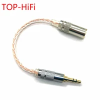 top hifi 3 5mm stereo male to 4 4mm balanced female cable for sony earphone headphone balanced cable