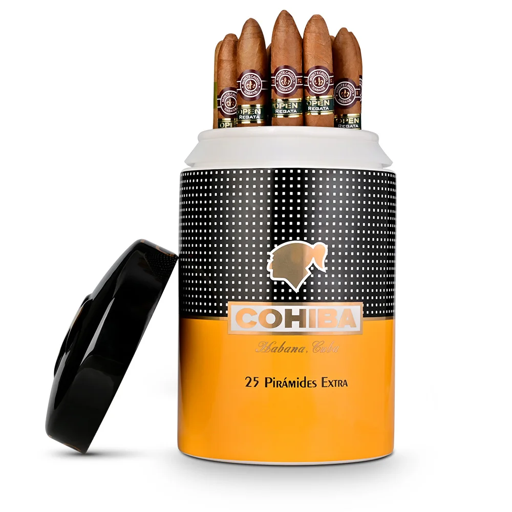 Сигарная трубка COHIBA роскошный керамический хьюмидор большого диаметра банка для