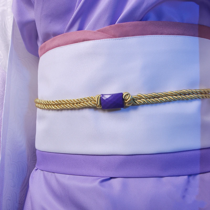 Кимоно Shinobu из аниме рассекающий демонов/кимнетсу но кочоу фиолетовое платье