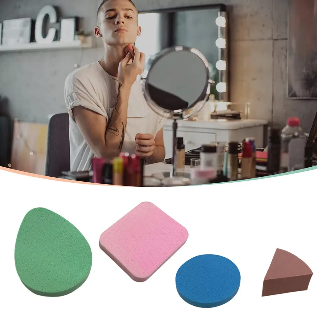 

6 pcs/set Sponge Powder Puff Beauty Egg Set Water Drop Makeup Puff Beauty Makeup Egg Wet Dry Dual-use Puff Makeup Tools
