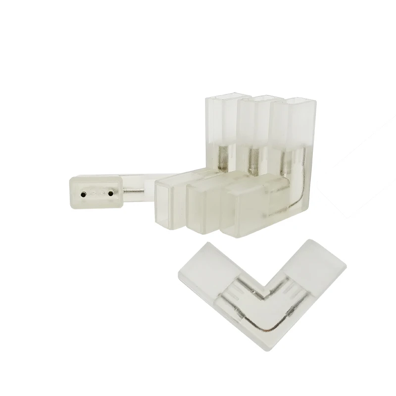 

LED Light Strip Connector 90 Degree RGB LED Tape Connector for 2835/ 3528/ SMD RGB Right Angle Connector 2Pin 4Pin LED Connector