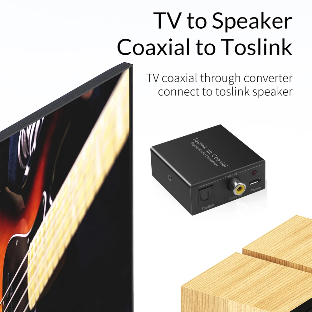 Kebidu HiFi оптический Toslink к коаксиальному двунаправленному аудиоконвертеру 192 кГц