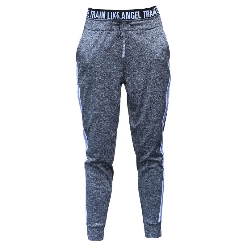 

Fitness Pants Women Plus Size Loose Quick Dry Pants High Elastic Outdoor Running Lace-up Sports Pants Beam Feet Trousers