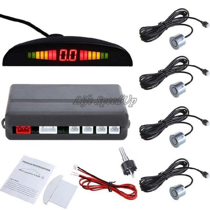 Оптовая продажа автомобильный детектор парковочный лот 4 датчика система