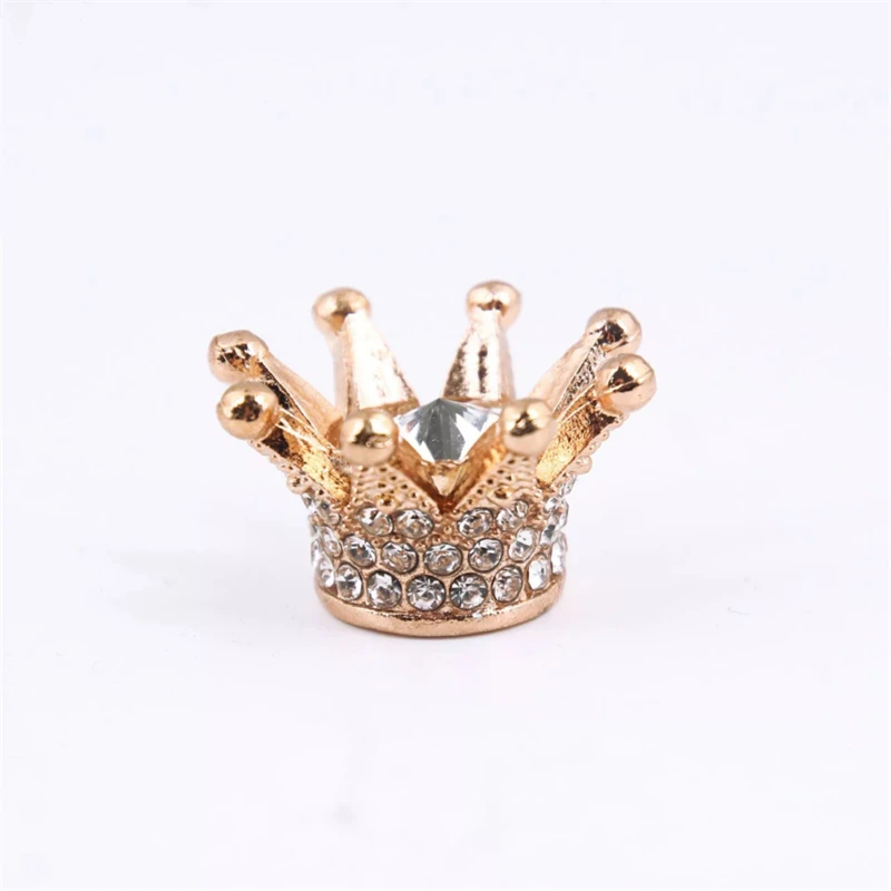 

1piece Violent Bear Water Drill Three-dimensional Crown Mobile Phone Beauty Header Buckle DIY Alloy Jewelry Accessorie Wholesale