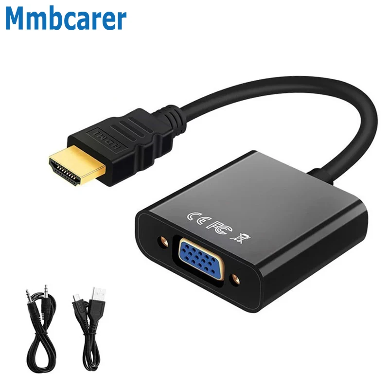Переходник с HD 1080P на VGA папа Мама цифровой HDMI совместимый аналоговый видео и