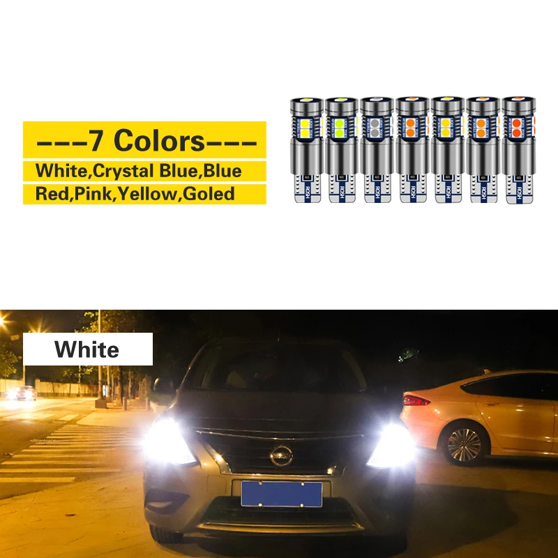 1 шт. автомобильная светодиодная лампа W5W T10 194 12 В для passat b6 focus 2 peugeot 206 Cruze rio 3 |