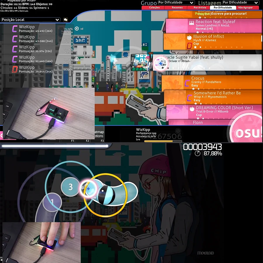 motospeed k2 mechanical keyboard professional osu gaming keyboards hot swap portable mini keypad rgb backlight detachable keycap free global shipping