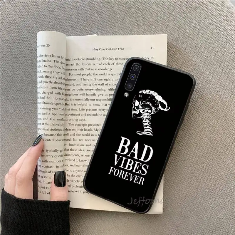

tentacion Bad vibes forever peep Phone Cases For Samsung galaxy S note 7 8 9 10 20 fe edge A 6 10 20 30 50 51 70 lite plus Soft