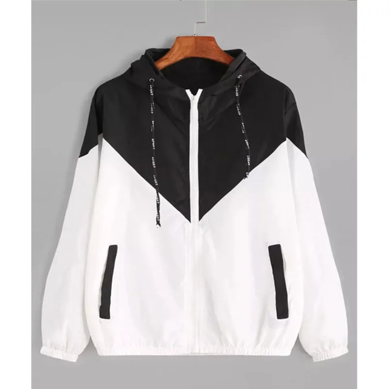 Женская куртка с капюшоном летняя Солнцезащитная одежда короткое повседневное