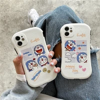 doraemon cartoon couple mobile phone cover for iphone12mini12promax11pro78se2xrxsxsmax8plus cute girl mobile phone case
