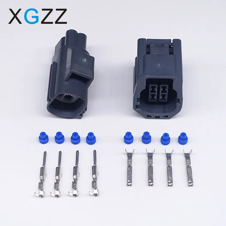 5 комплектов 4 контактный автоматический электрический разъем проводной кабель