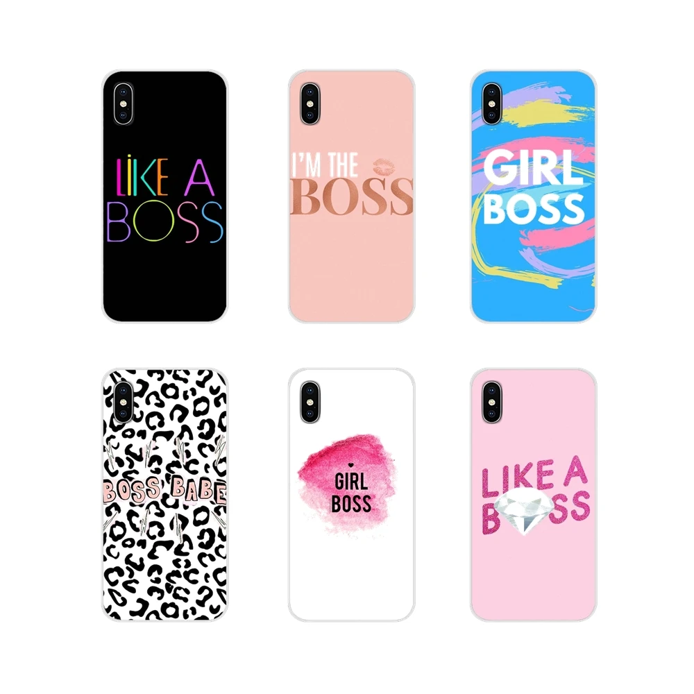 Аксессуары чехлы для телефонов Samsung Galaxy S2 S3 S4 S5 Mini S6 S7 Edge S8 S9 S10E Lite Plus бренд Boss Girl Lady |