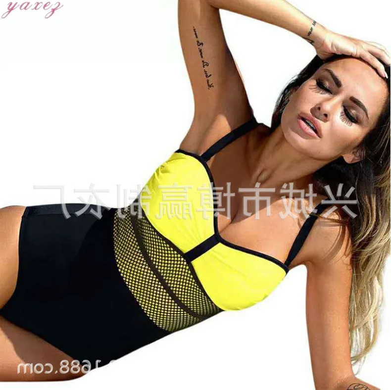 

Plus Bathing Suit Costume High Waist Bikini Set 2020 Women's Swimsuit Women Split Swimwear Female Push Up Bikinis Swim Beach