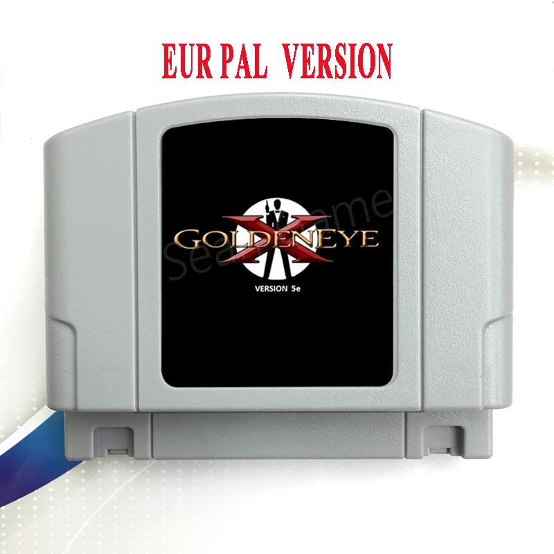 

High EUR PAL Quality Customer Cartridge Goldeneye X Card for 64 Bit Video Game Console