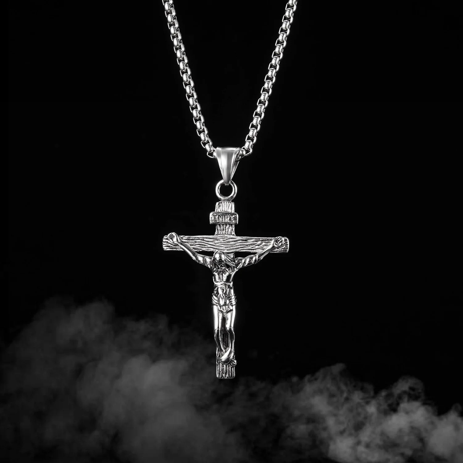 

Korean Fashion Jewelry Cross The New Listing Cool Steel Necklace Gift Time Limited