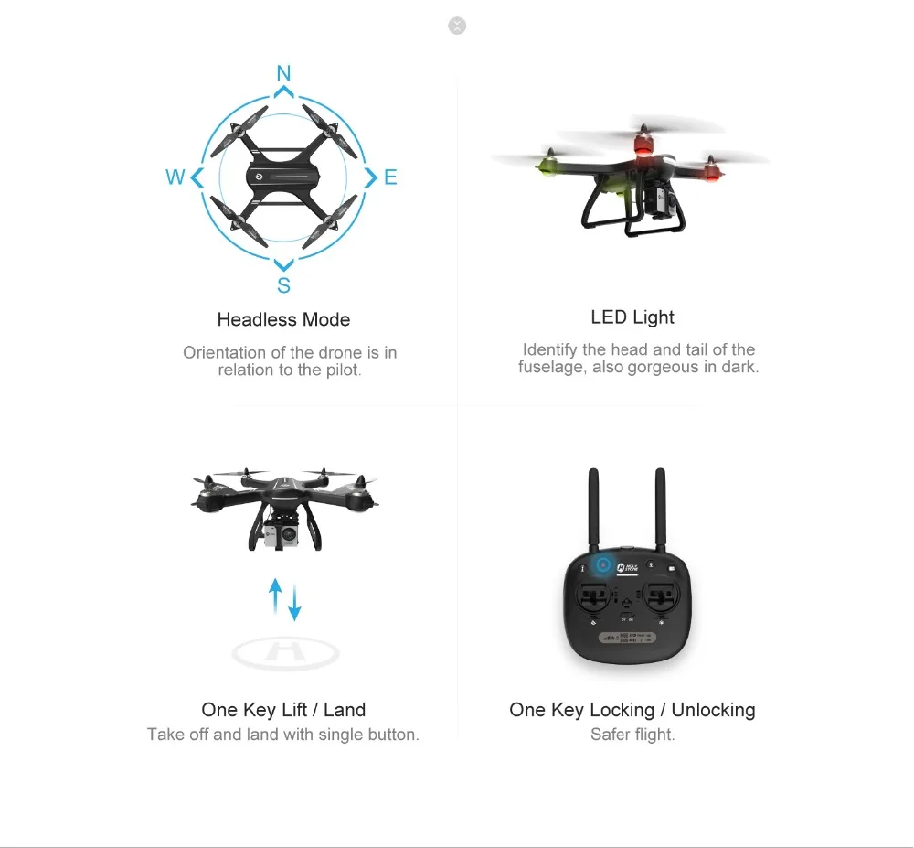 Holy Stone HS700 gps Дрон 5G с камерой Full HD 1080P Дрон gps бесщеточный 1 км 1000 м FPV профессиональная Com камера Wifi Квадрокоптер