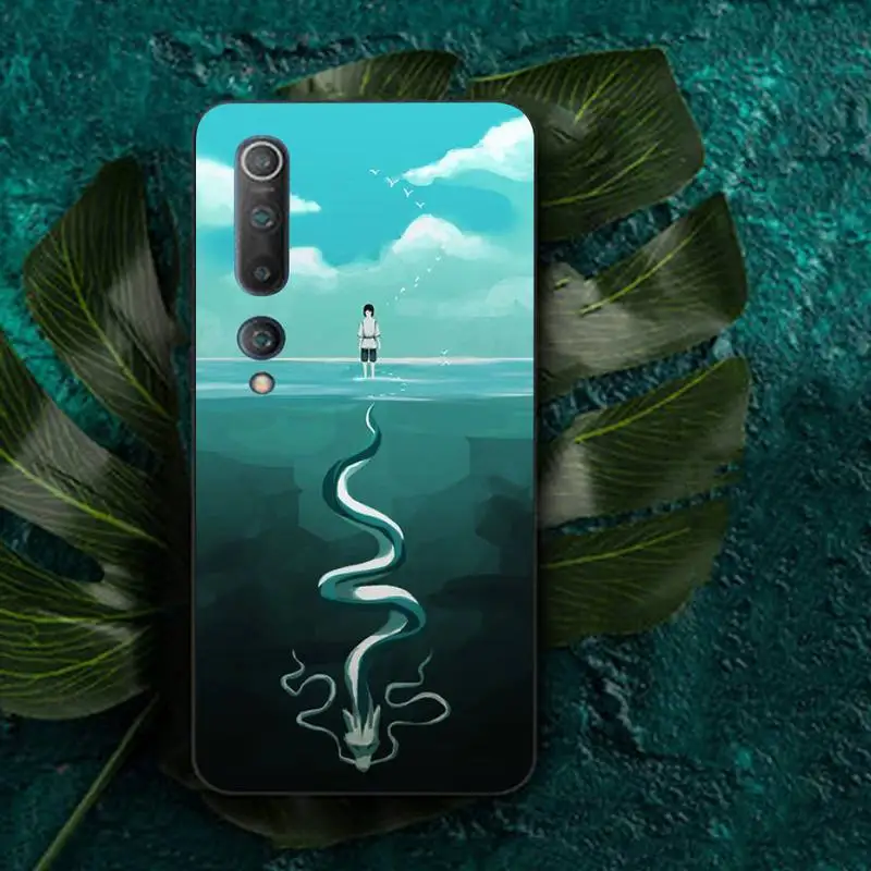 

Cartoon Spirited Away Totoro Dragon Phone Case for Redmi Note 4 5 6 8 9 pro Max 4X 5A 9S cover
