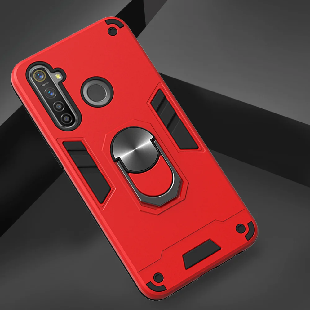 Модный чехол для телефона противоударный сотового с кольцевым кронштейном