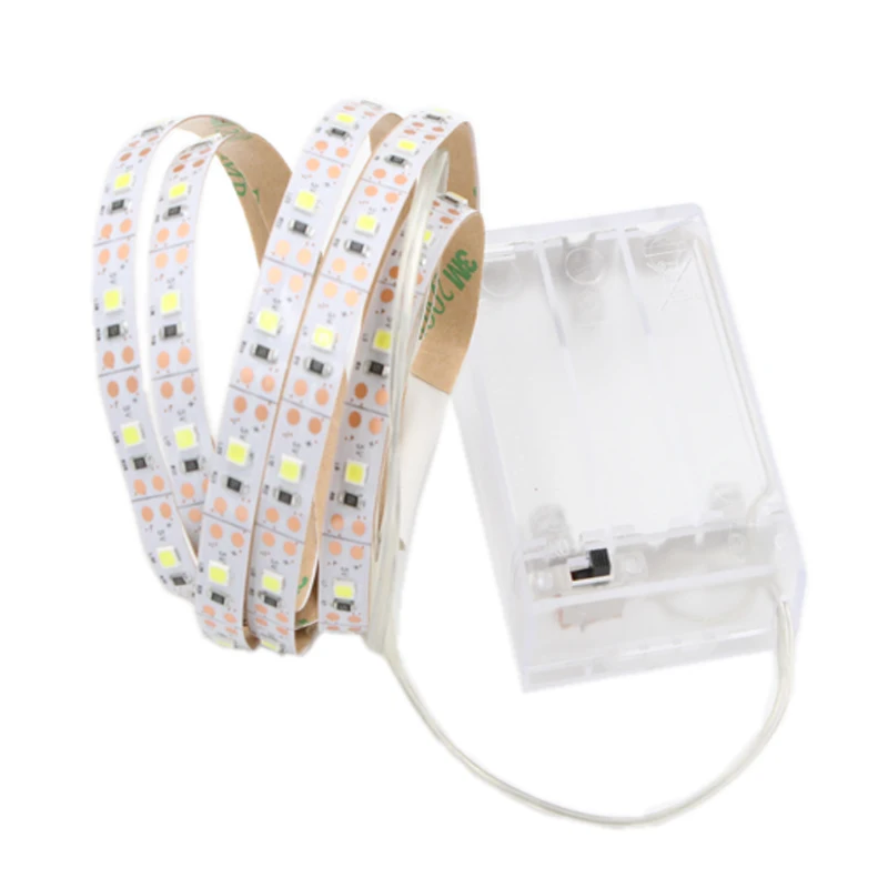 5 в Светодиодная лента SMD2835 светильник для батареи белый теплый цветной