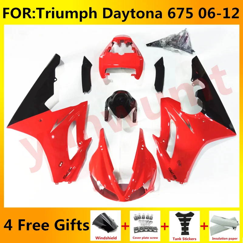 Новый комплект обтекателей для литья под давлением Triumph Daytona 675 06 12 DAYTONA675 07 08 2009 10 11