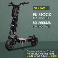 13inch 6000w electric bike with 85kmh 90 150kms range dual motor electric scooter e bike fat tire e scooter
