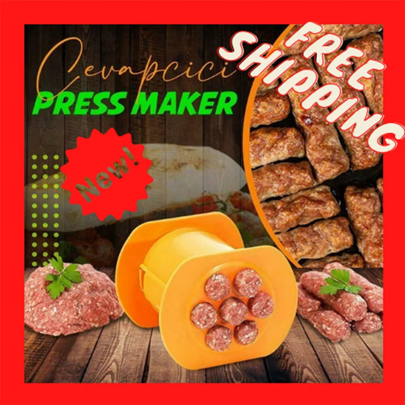 Practical Rapid Prototyping Meat Sausage Hot Dog Maker Strip Squeezer Pasta Balls DIY Kitchen Gadgets Accessories | Дом и сад
