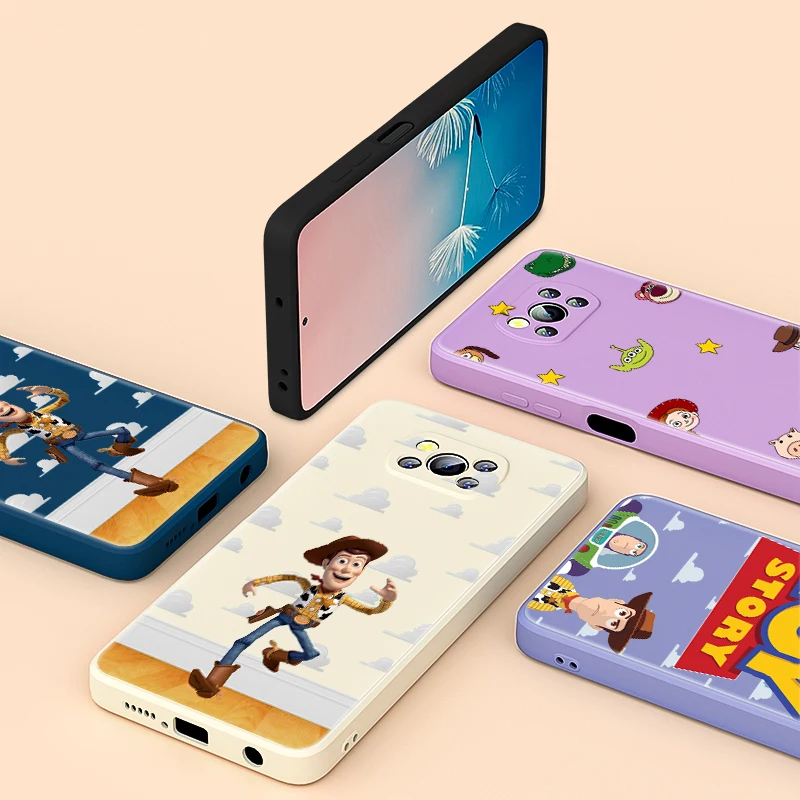 

Toy Story Animation For Xiaomi 6 X CC9 E A3 Lite A2 Mix 3 4 Poco X3 NFC X2 M2 C3 M3 Pro F3 GT Liquid Silicone Phone Case
