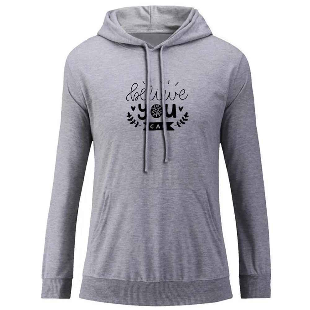 

Don't Just Be a Dreamer Become a Doer Inspiration Womens Ladies Graphic Hoodie Sweatshirt Strings Hooded Top Pullover