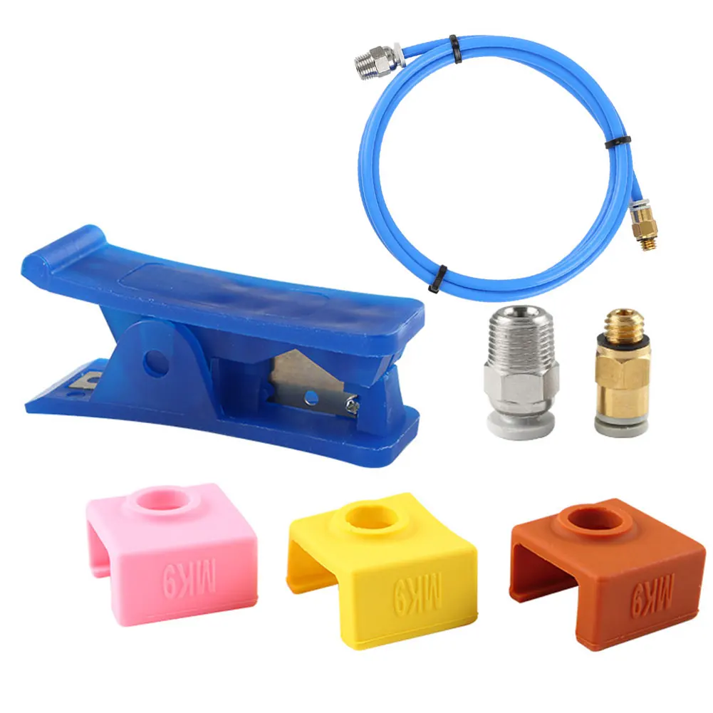 

3D Printer Upgraded Long-Distance Remote Metal Ender Extruder+Leveling Spring+PETG Tube+MK9 Silicone socks MK9 nozzle