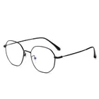 Очки в металлической оправе для мужчин и женщин, аксессуар в ретро стиле, с защитой от сисветильник, классические модные компьютерные очки, 2020