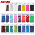 1000 галстуков20 палочек, Стоматологические Ортодонтические эластичные лигатурные стяжки, 23 Цвета, полосы для скобки, ортодонтическое лечение