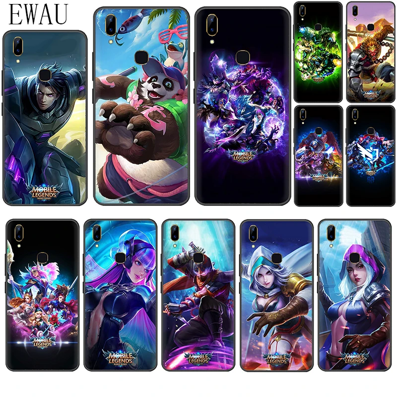 EWAU Mobile Legends Silicone чехол для телефона VIVO Y53 Y55s Y81s Y79 V9 V11 V15 Pro Y69 Y71 Y91C Y93 Y66 X9s Y11 u3