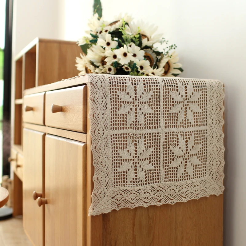 

Винтажная скатерть из хлопка с американским флагом для стола, скатерть для шкафа, полотенце кремового цвета, скатерть с вырезами