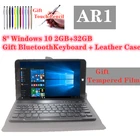 Планшет 8 дюймов, Windows 10, 2 ГБ + 32 ГБ, Bluetooth-клавиатура, AR1, две камеры, 1280x800 IPS, Wi-Fi, четырехъядерный процессор