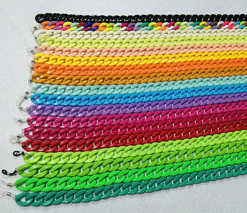 Цепочка для очков акриловая Женская цепочка солнцезащитных с ремешком на шею