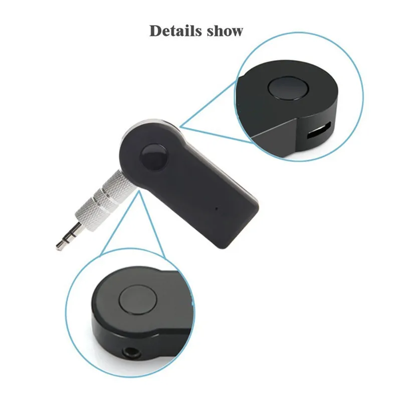Автомобильный MP3 Bluetooth приемник аудио 3 5 мм AUX беспроводной адаптер Handsfree