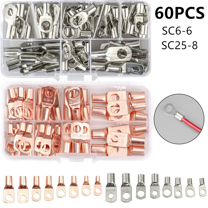 

60 шт., обжимные соединители для проводов